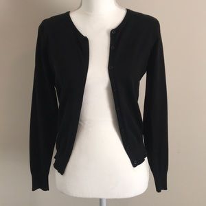Black cardigan